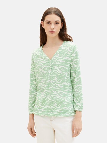 TOM TAILOR - Camiseta en verde: frente