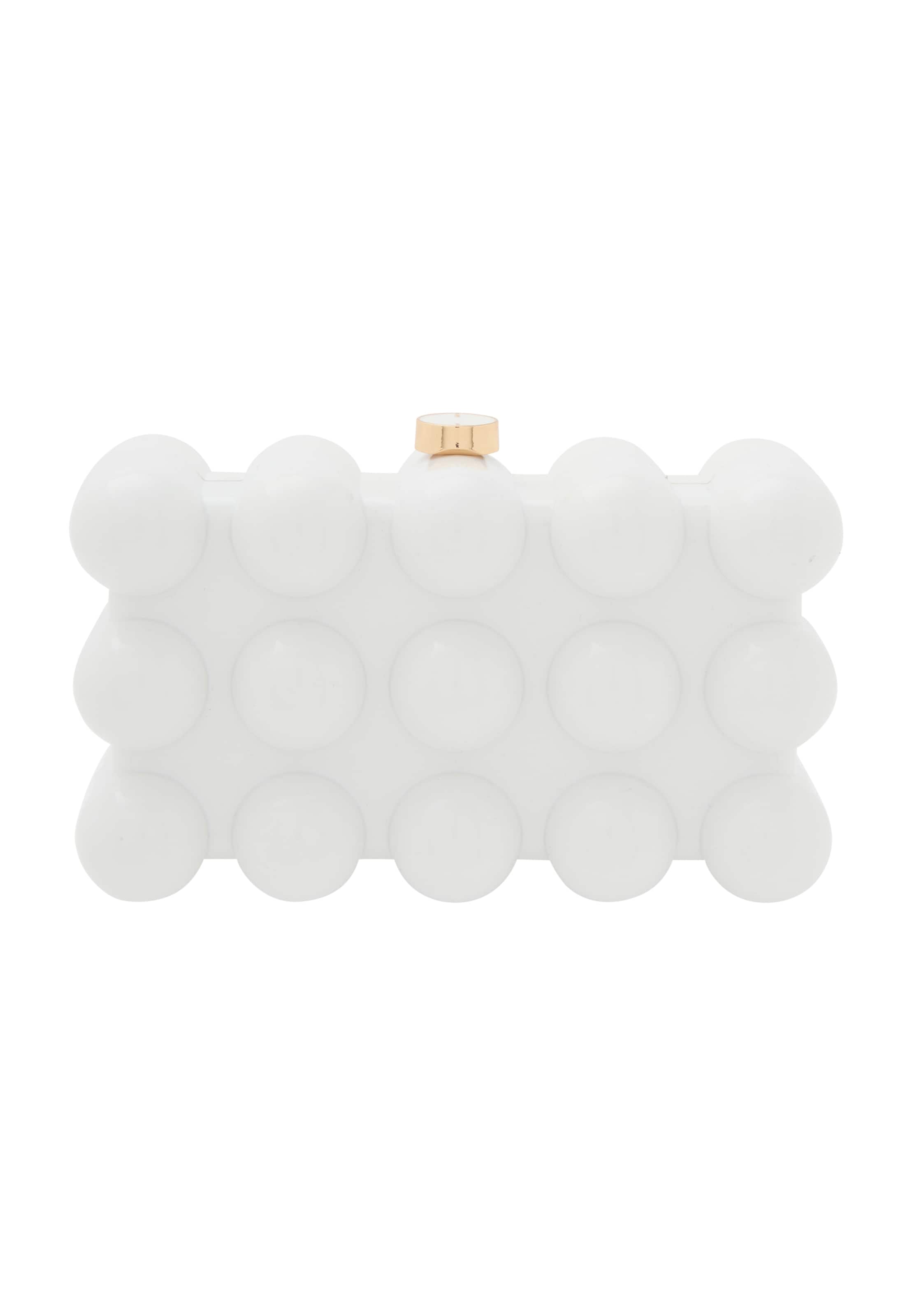 KRZY Клатч в Белый: спереди