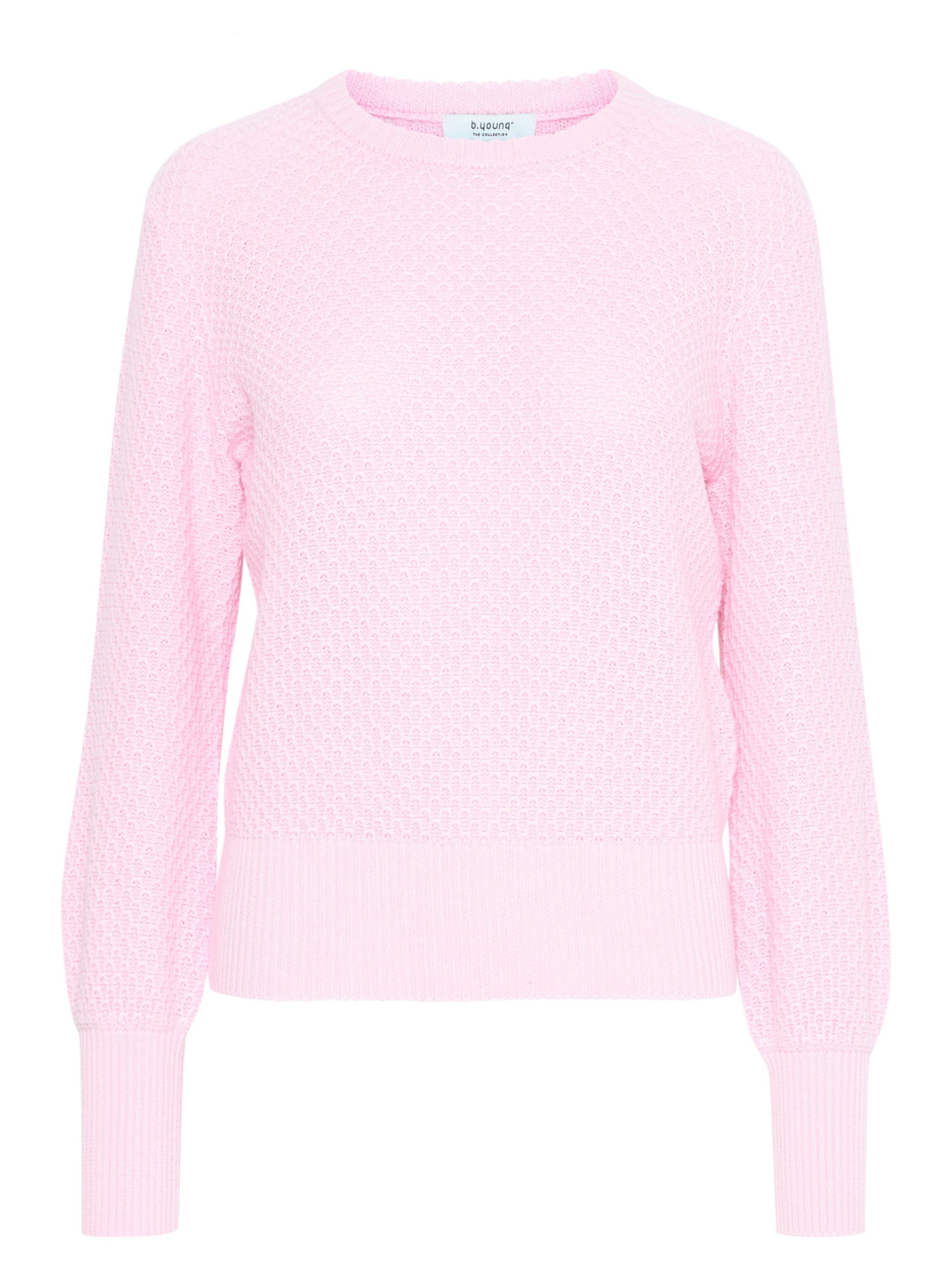 Pull-over 'Neram' b.young en rose : devant