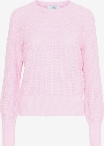 Pull-over 'Neram' b.young en rose : devant