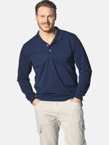 Jan Vanderstorm Shirt ' Ellis ' in Blauw: voorkant