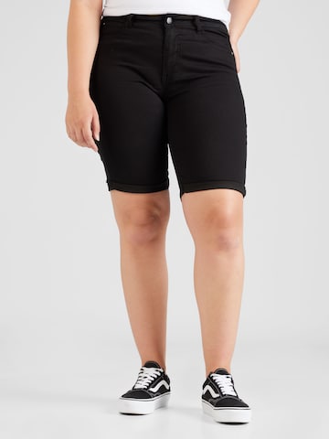 Z-One Slimfit Shorts 'Jenny' in Schwarz: predná strana