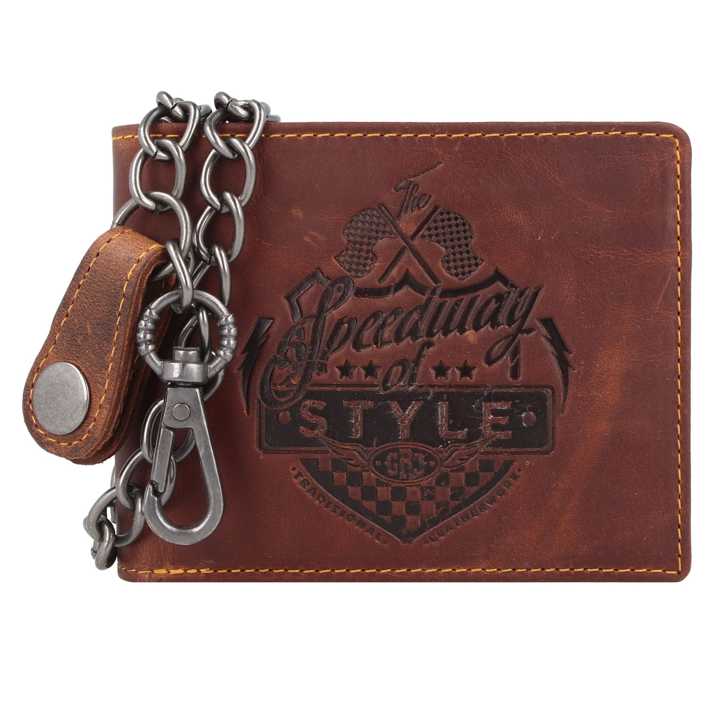 Portamonete 'Daytona' di GREENBURRY in marrone: frontale