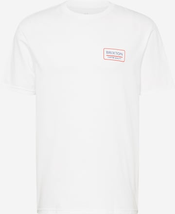 Maglietta 'PALMER PROPER' di Brixton in bianco: frontale