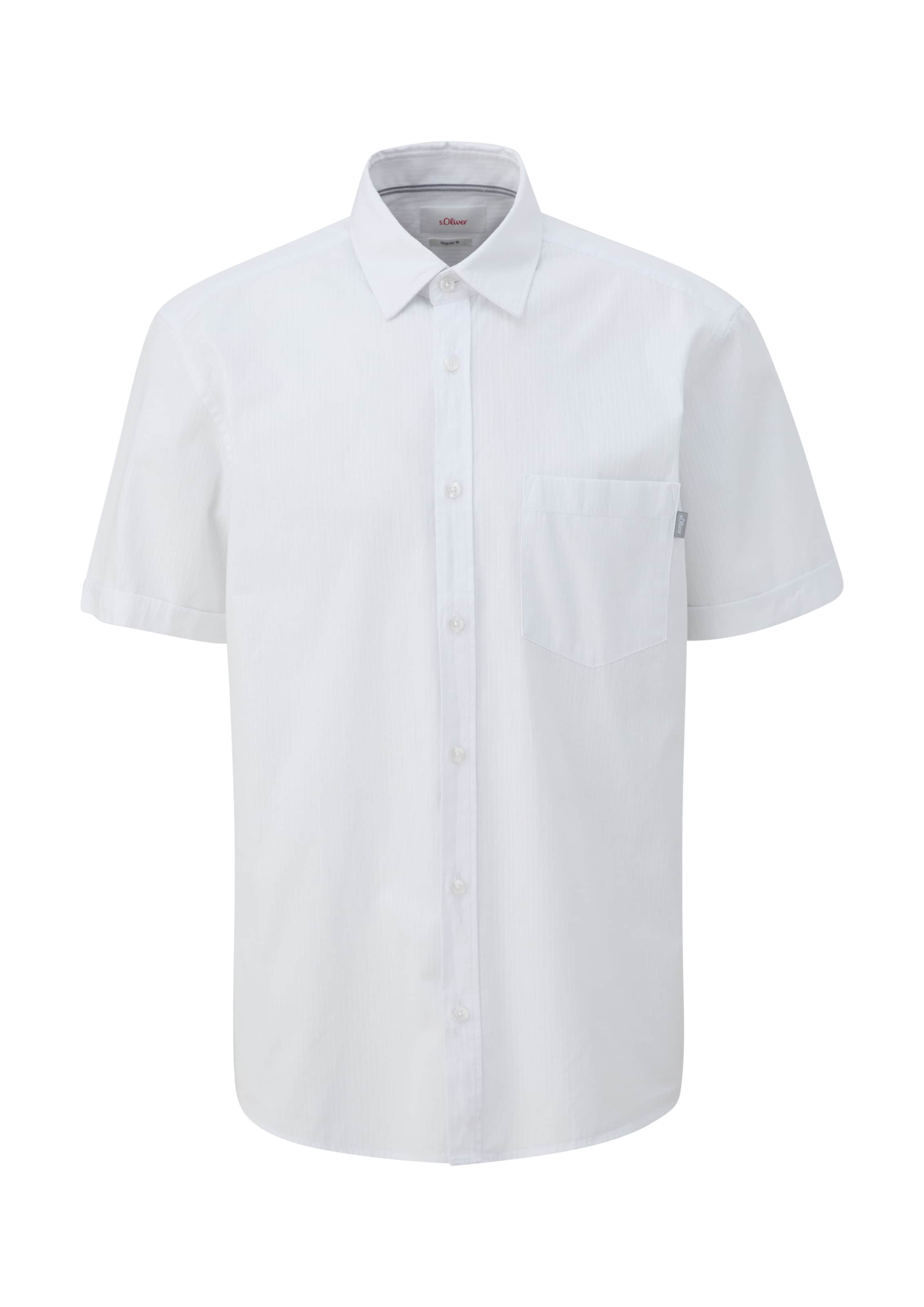 Chemise s.Oliver en blanc : devant