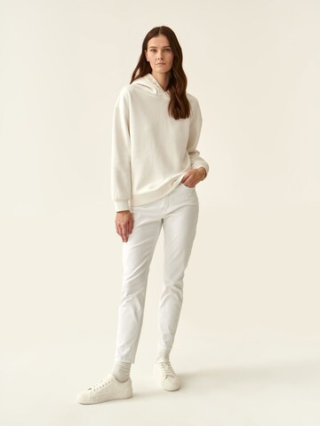 TATUUMSweater majica 'Gorati' - bijela boja