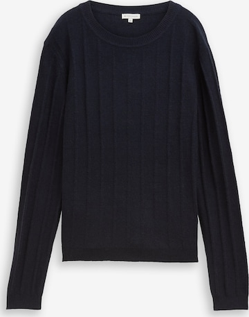 TOM TAILOR Sweater in Blue: front