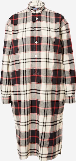 Polo Ralph Lauren Shirt dress in Ecru / mottled grey / bright red / Black, Item view