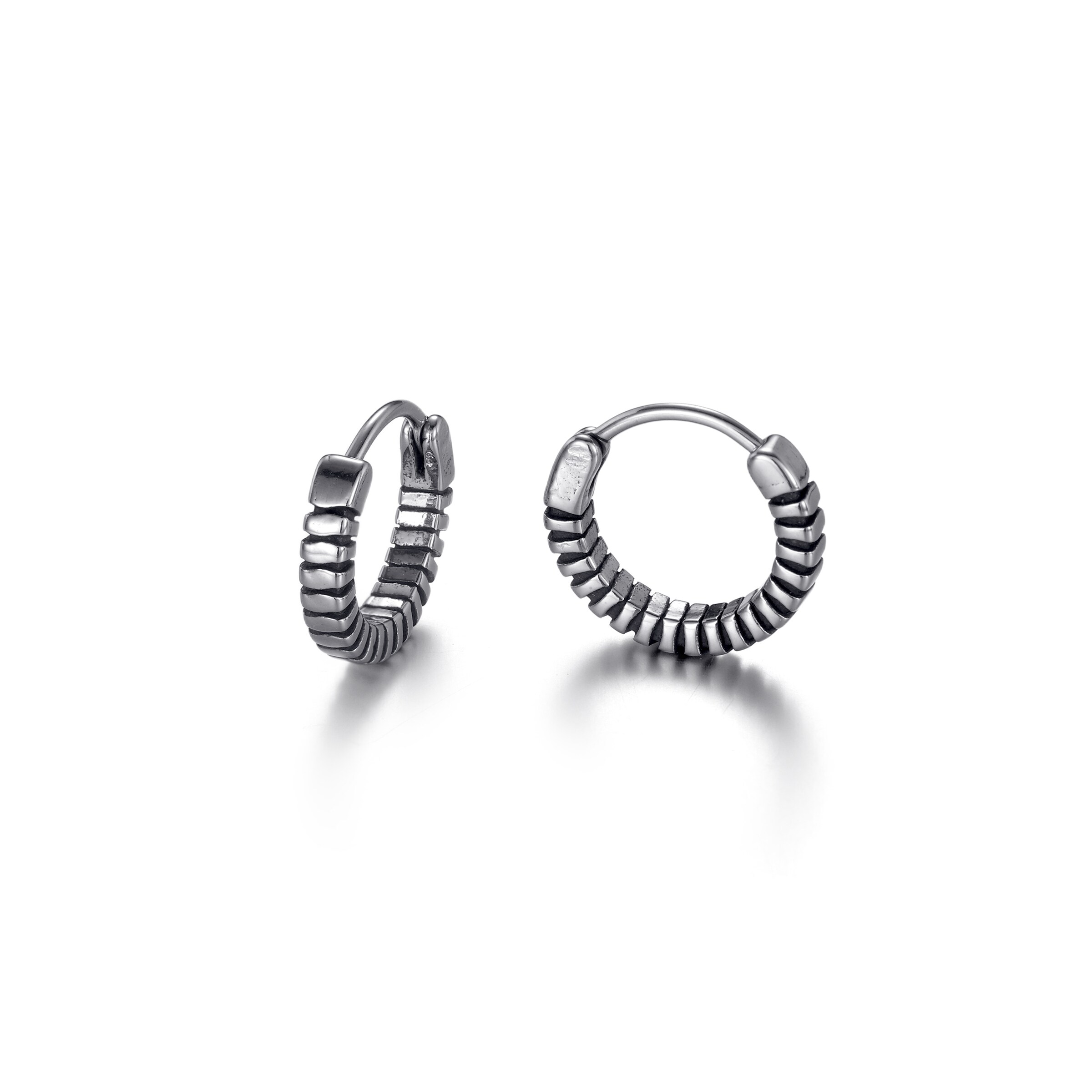 FIRETTI Earrings in Grey: front