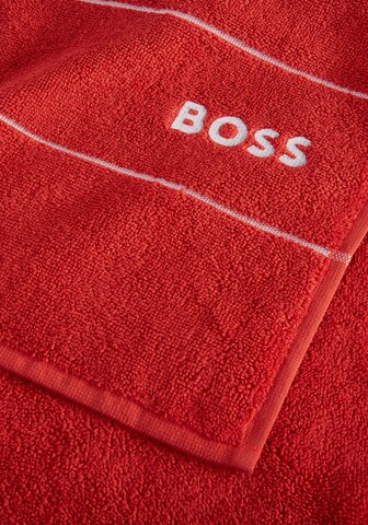BOSS Shower Towel 'PLAIN' in Red