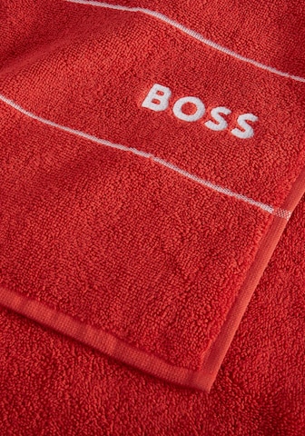BOSS Home Shower Towel 'PLAIN' in Red