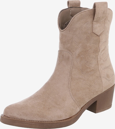 Ital-Design Cowboystiefel in hellbraun, Produktansicht