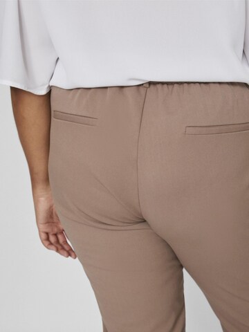 EVOKED Slim fit Pants 'VIVARONE' in Brown
