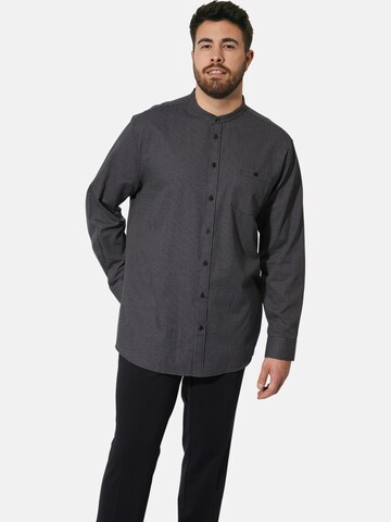 Charles Colby Comfort fit Overhemd 'Duke Cyrerty' in Grijs