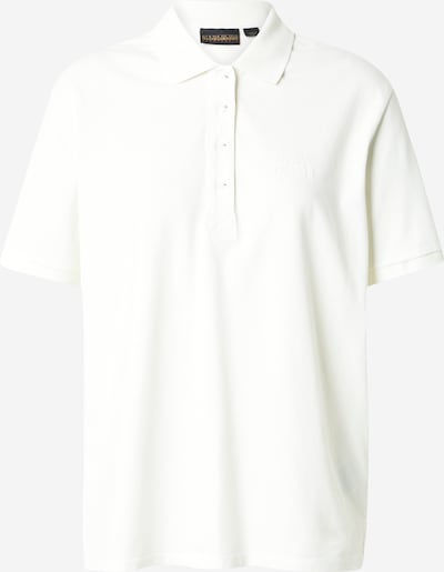 Tricou 'E-DINI' NAPAPIJRI pe alb, Vizualizare produs