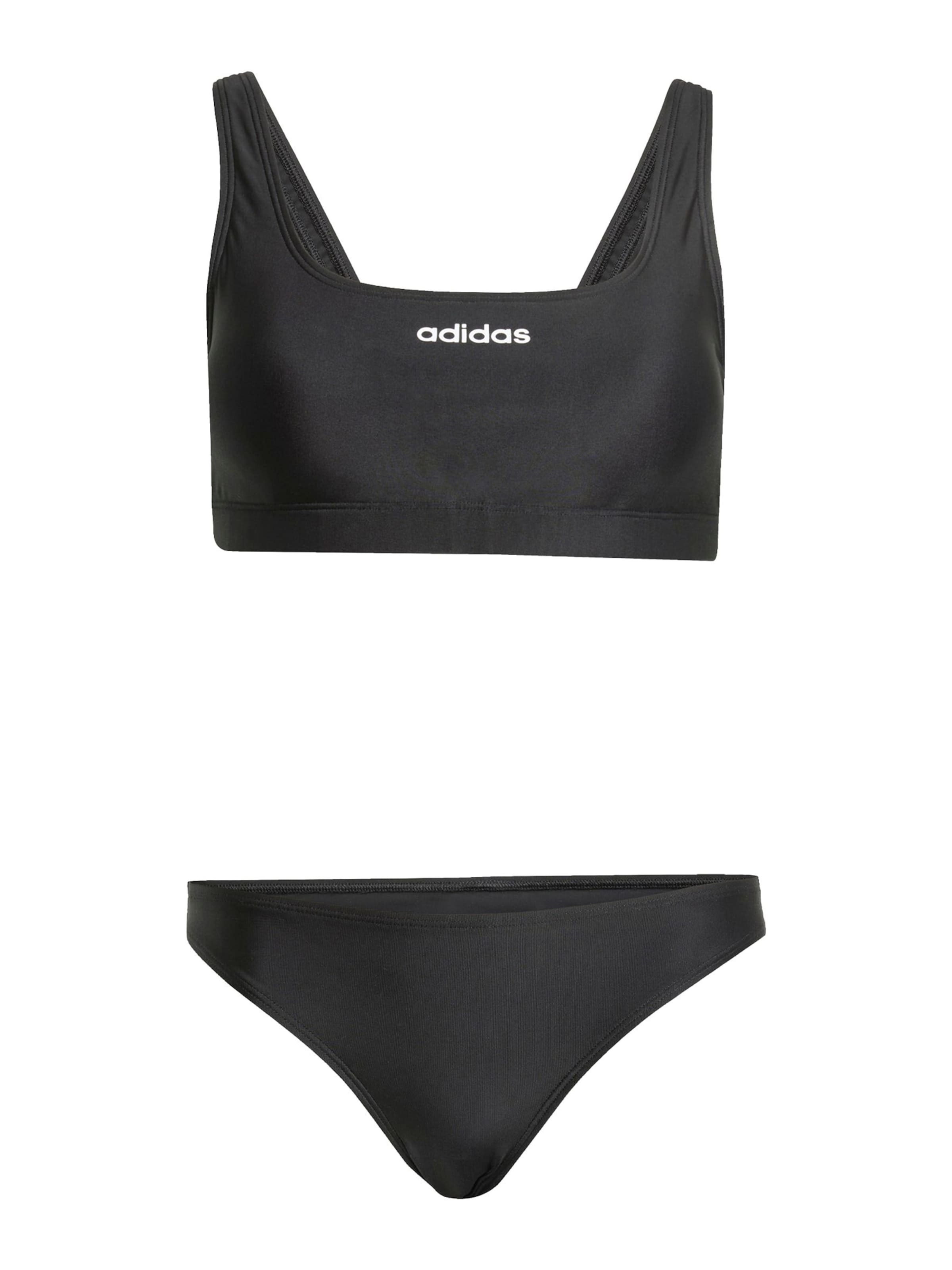 ADIDAS SPORTSWEAR Bralette Sports bikini in Black: front