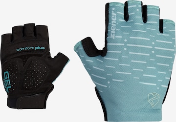 ZIENER Athletic Gloves 'CAMMI' in Blue: front