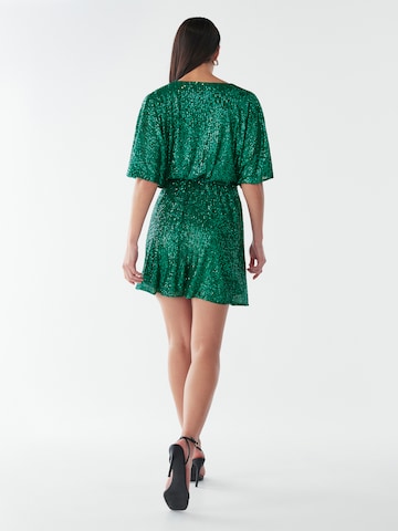 BWLDR Dress 'Danae' in Green: back