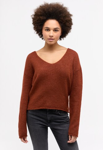 MUSTANG Sweater in Brown: front