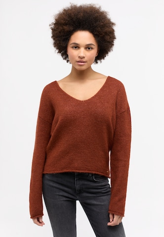 MUSTANG Sweater in Brown: front