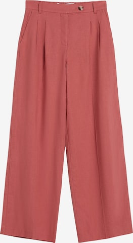 Bershka Pantalon in Rood: voorkant