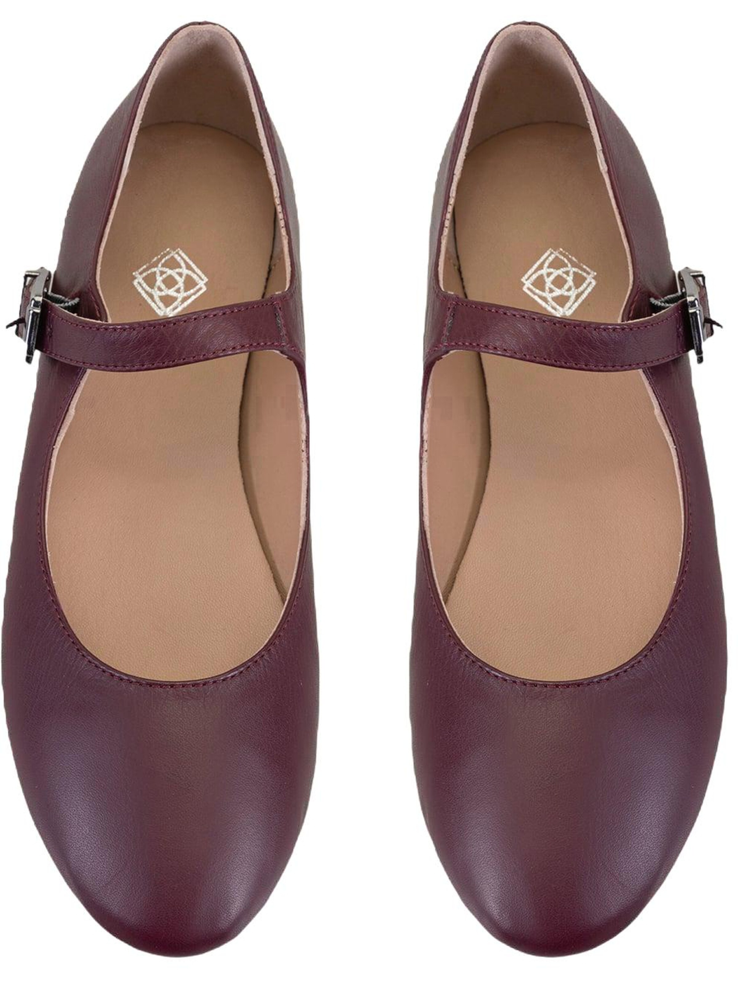 Desa Ballet Flats 'Ballerinas' in Red