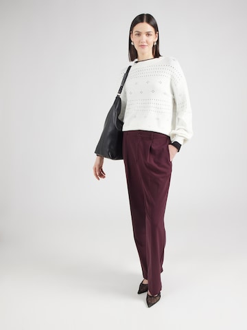 VILA Sweater 'VIRIL' in White