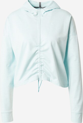 Sweat de sport PUMA en bleu : devant