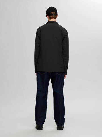 SELECTED HOMME Tussenjas in Zwart