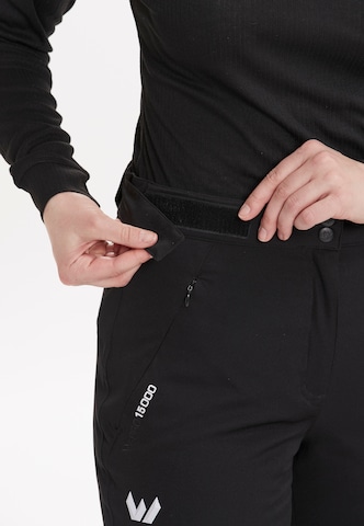 Whistler Regular Workout Pants 'Naya' in Black