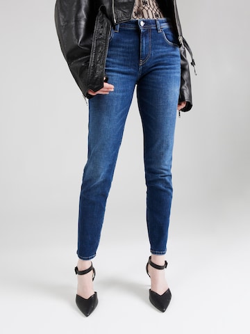 DIESEL Slimfit Jeans '2015 BABHILA' in Blauw: voorkant