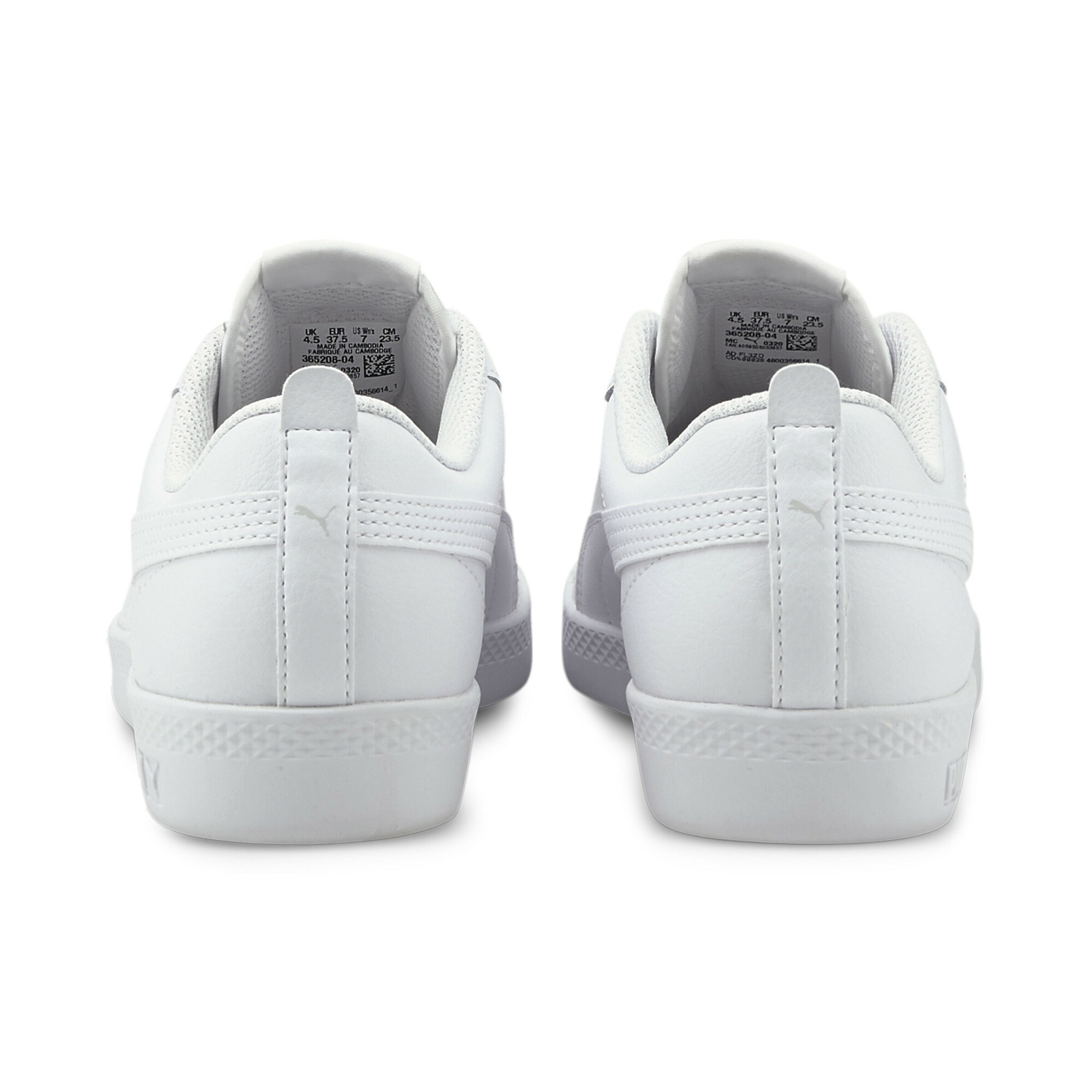 Puma smash v2 womens white best sale