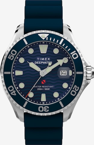 TIMEX Analog watch 'Deep Water Meridian 200' in Blue: front