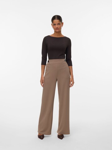 Wide leg Pantaloni 'VMLiva' di VERO MODA in marrone