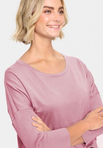 SAINT TROPEZ Pullover 'Mila' in Pink