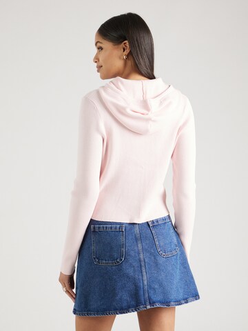 Monki Knit cardigan in Pink