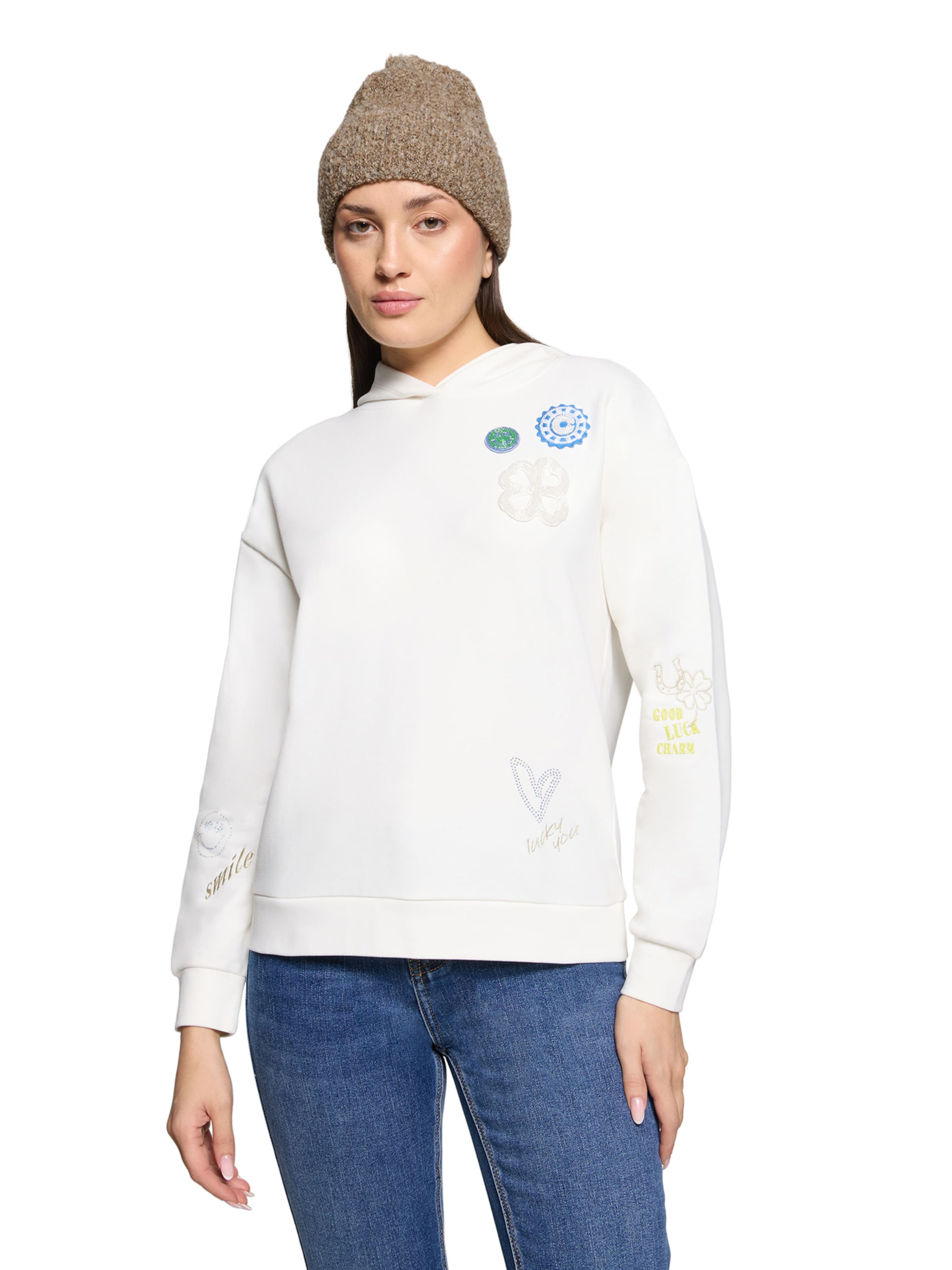 Cartoon Muts in Beige: voorkant