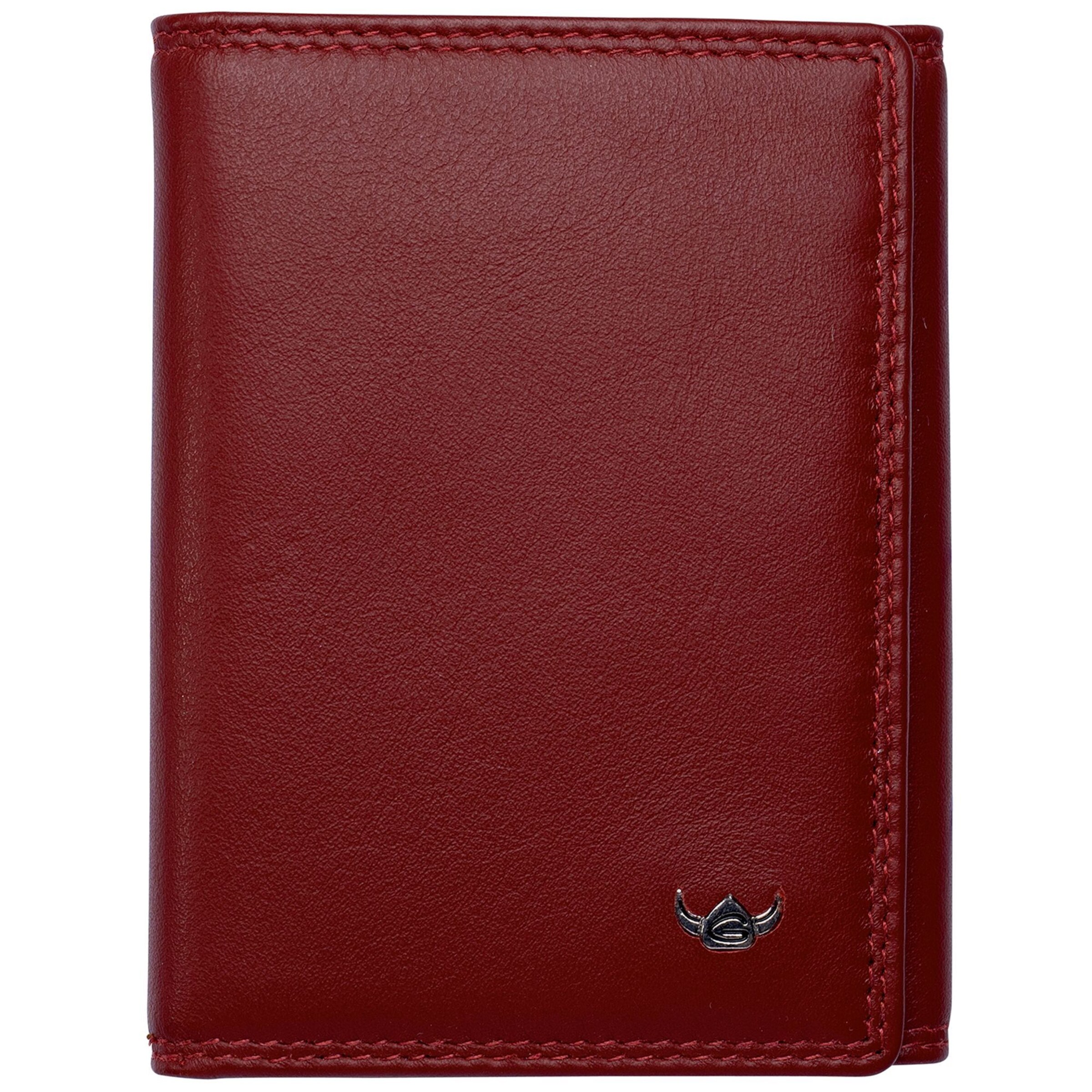 Portamonete 'Polo ' di GOLDEN HEAD in rosso: frontale