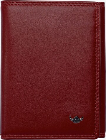 GOLDEN HEAD Wallet 'Polo ' in Red: front