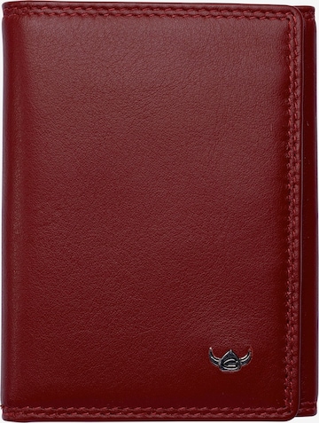 GOLDEN HEAD Wallet 'Polo ' in Red: front