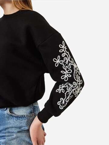 Bianco Lucci - Sweatshirt 'Sweatshirts' em preto
