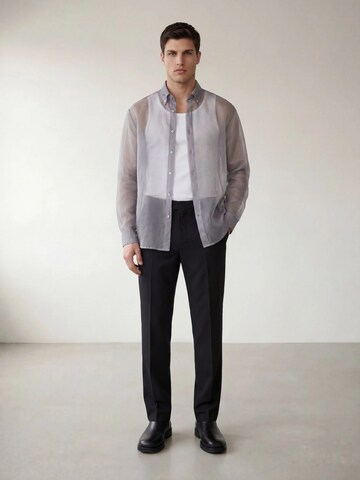 ARMIE Comfort fit Overhemd 'The Jacob Organza' in Grijs