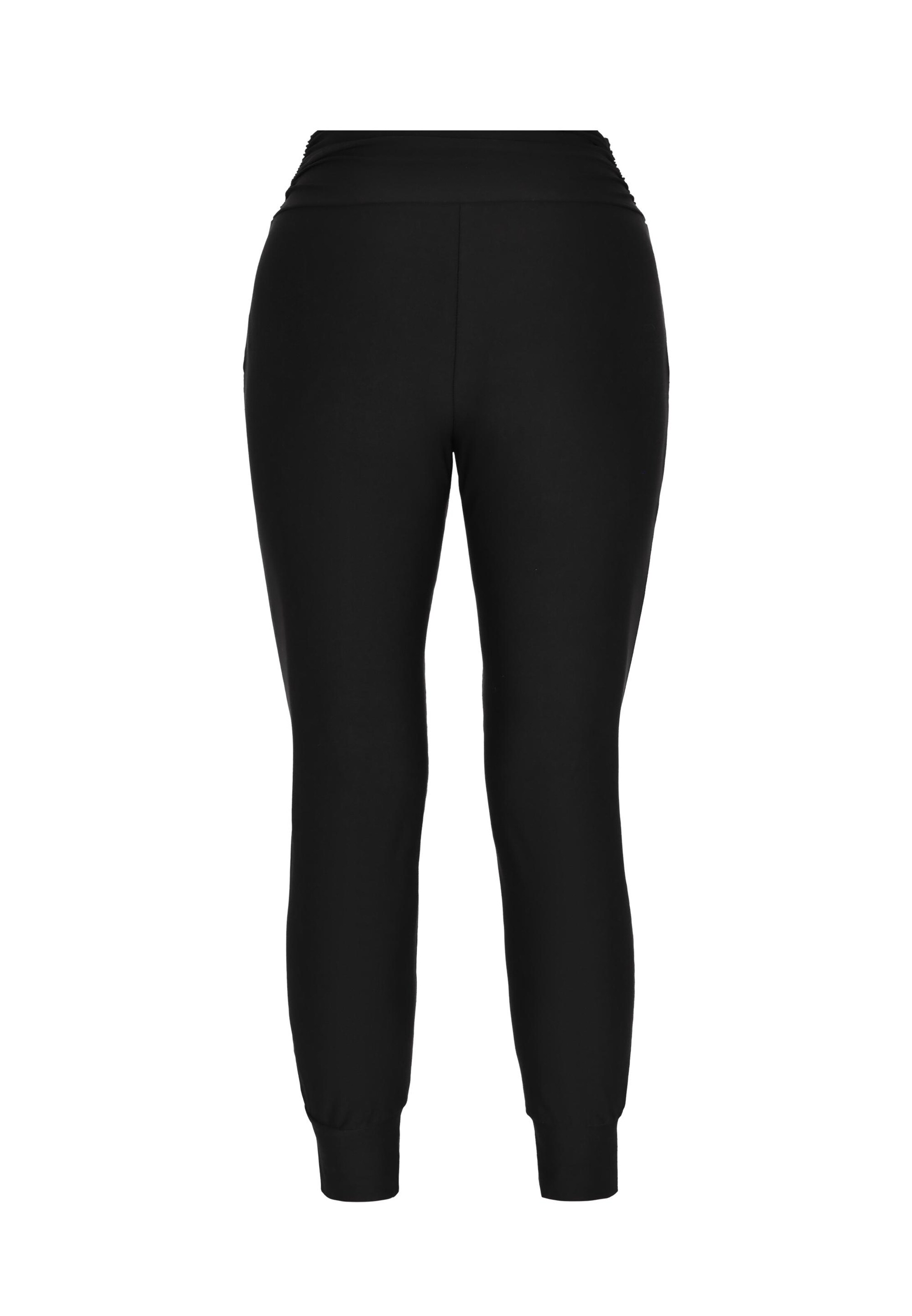 Effilé Pantalon 'Fashion Look' Jika en noir