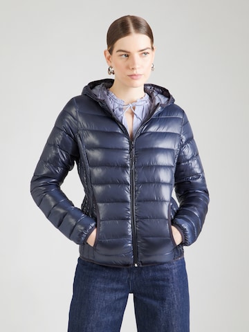 QS Between-season jacket in Blue: front