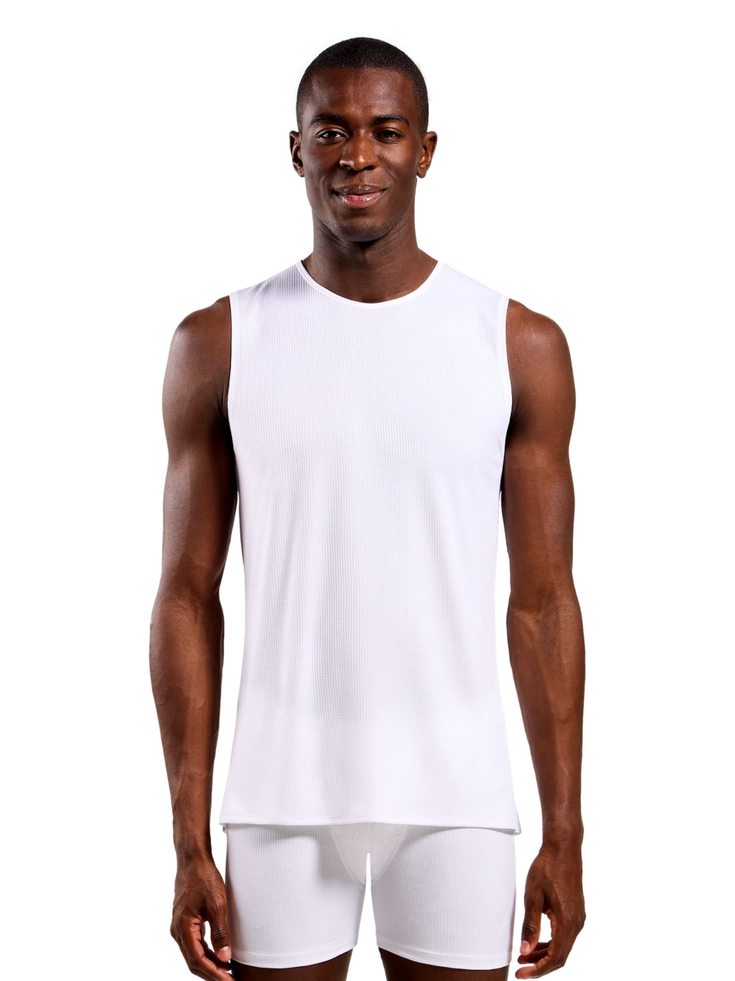 T-Shirt fonctionnel 'Active Light' ODLO en blanc : devant