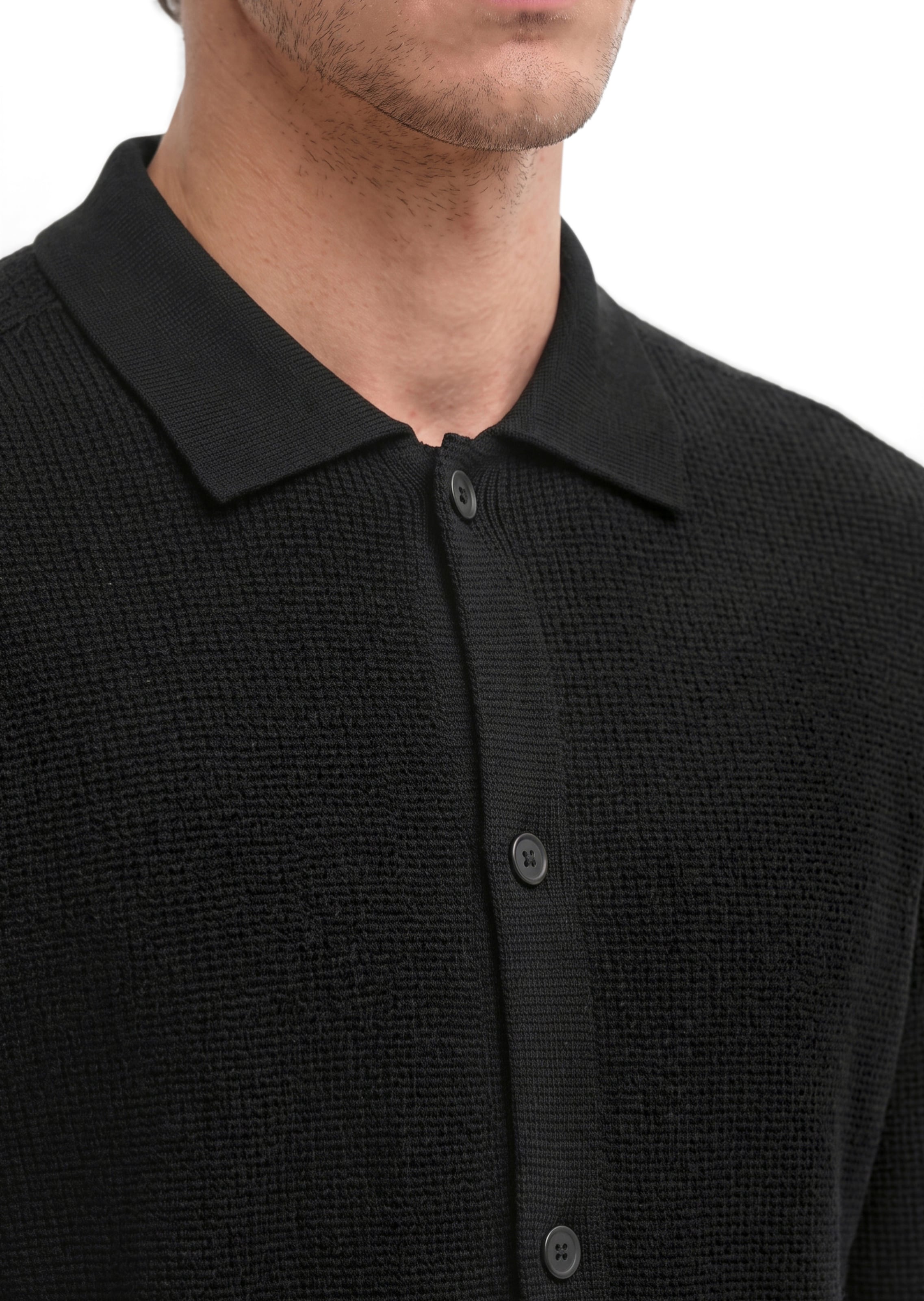 Marc O'Polo Strickjacke in Schwarz