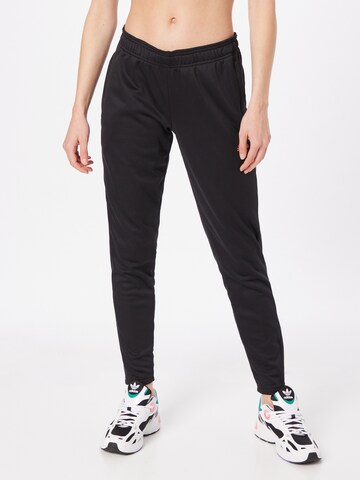 Effilé Pantalon de sport 'Tiro' ADIDAS SPORTSWEAR en noir : devant