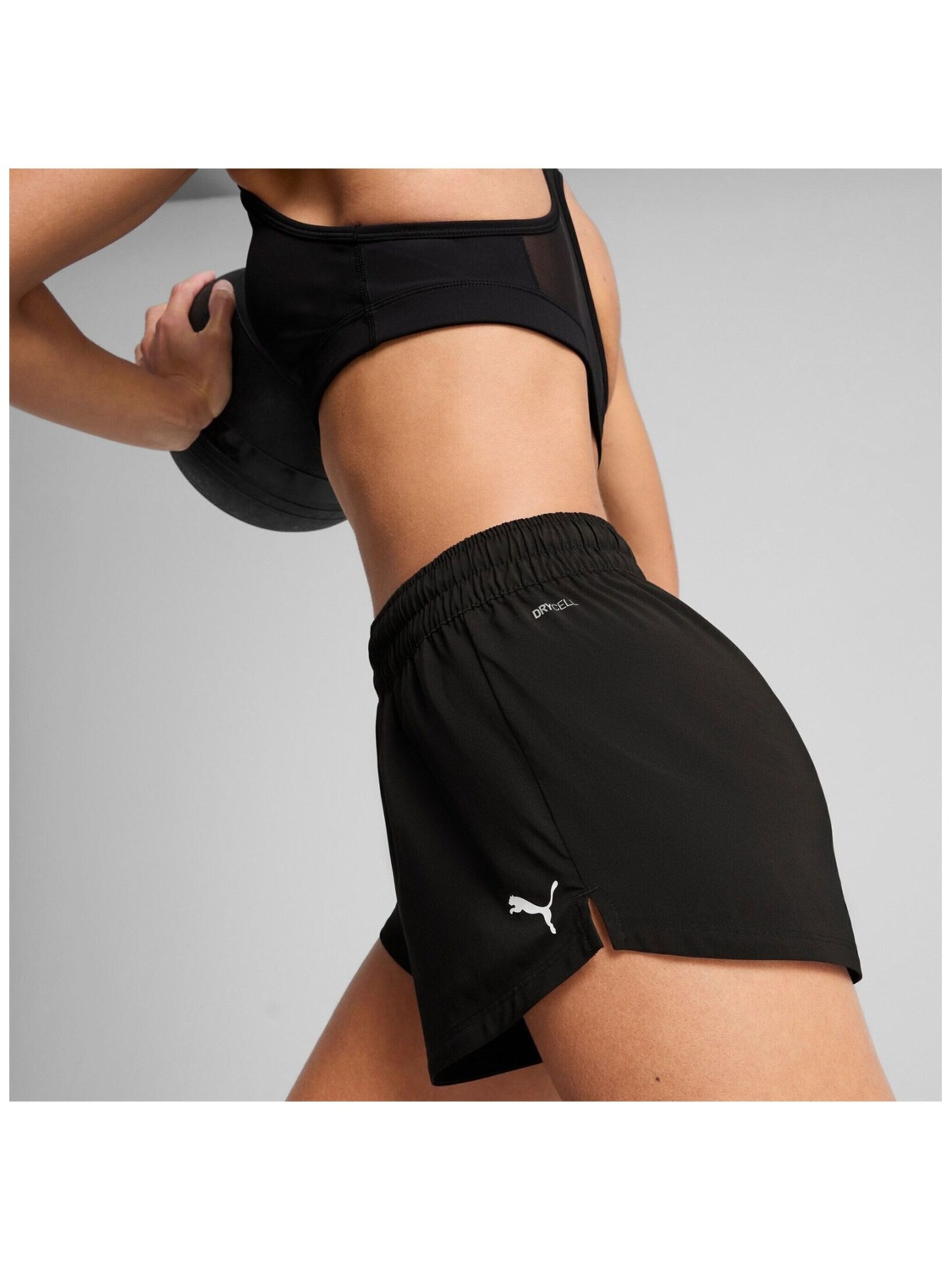 PUMA - regular Pantalón deportivo 'Puma W Tad Essential 3 Woven Short' en negro