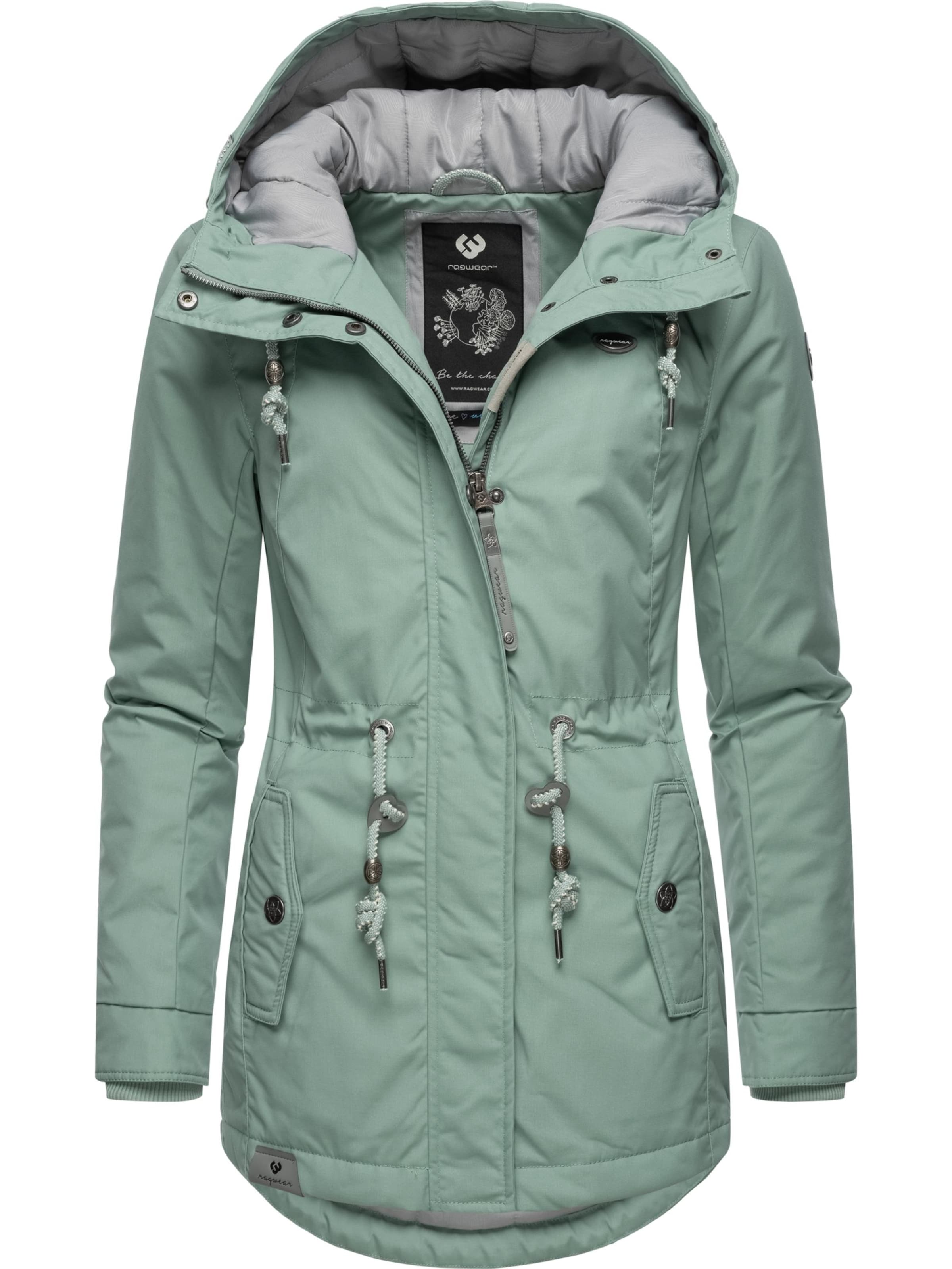 Parka d’hiver &#x27;Monadis&#x27; Ragwear en vert : devant