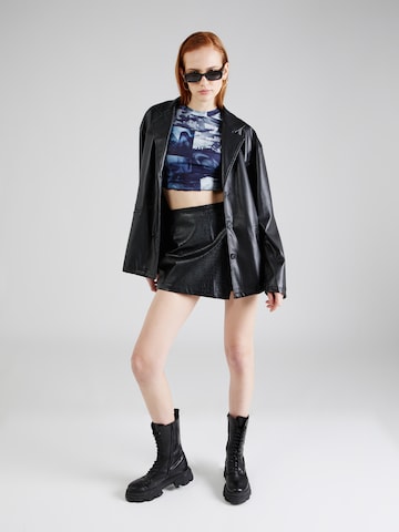 River Island Regular Hosenrock in Schwarz